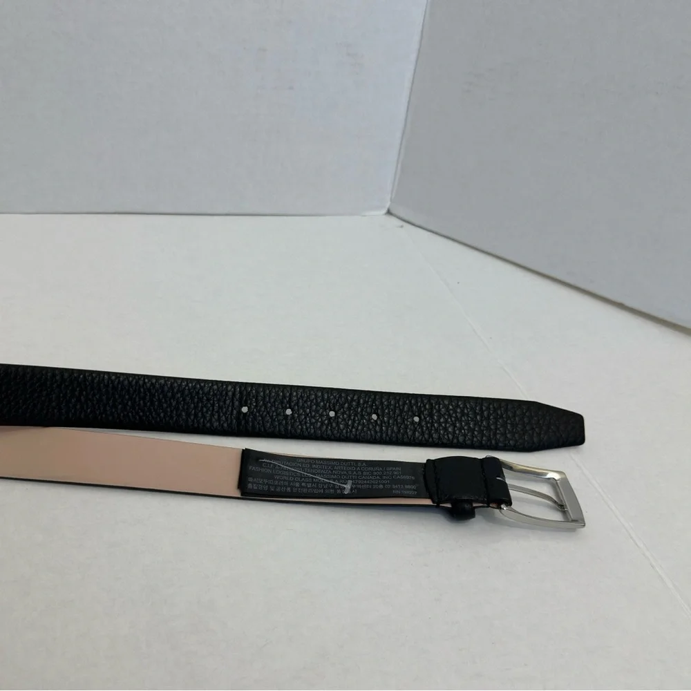 Massimo Dutti | Men’s Genuine Leather Belt | Size 95 (38”) | Made in Spain